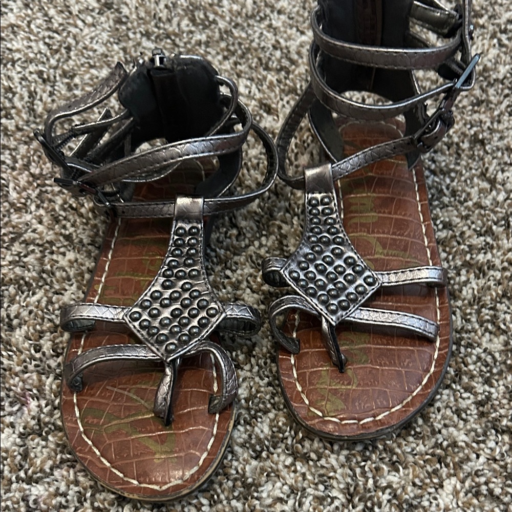 Sam Edelman Kids Sandals in Metallic and Brown